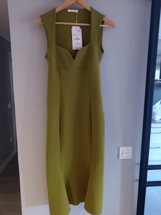Vestido verde oliva talla M