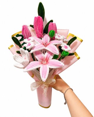 Ramo de flores hecho a mano