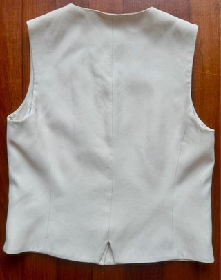 Chaleco Zara Talla S Beige
