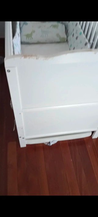 Cuna 80x160cm + 2 colchones
