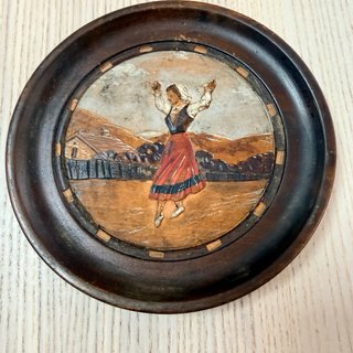 Pareja cuadros antiguos de cultura vasca– Ciboure