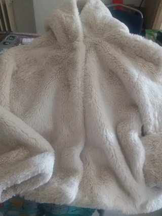 Abrigo Zara niña beige talla 11-12
