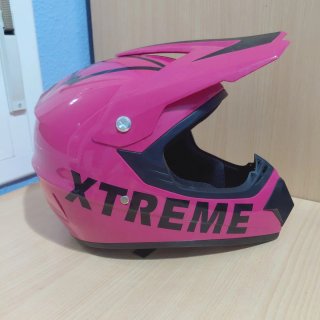 Casco rosa Integral bicicleta Enduro