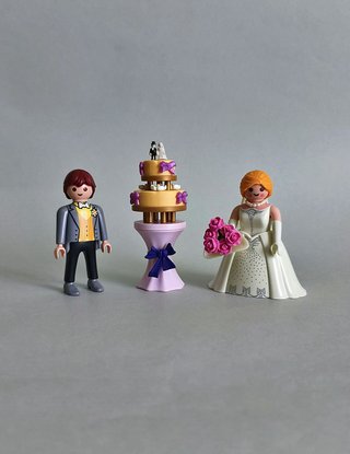 Playmobil Pareja Novios con Tarta Boda