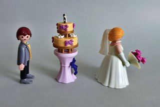 Playmobil Pareja Novios con Tarta Boda