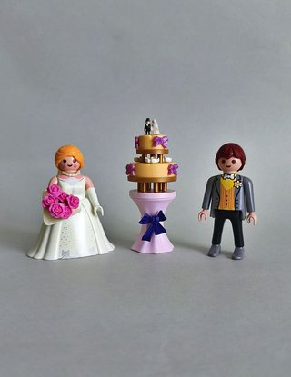 Playmobil Pareja Novios con Tarta Boda