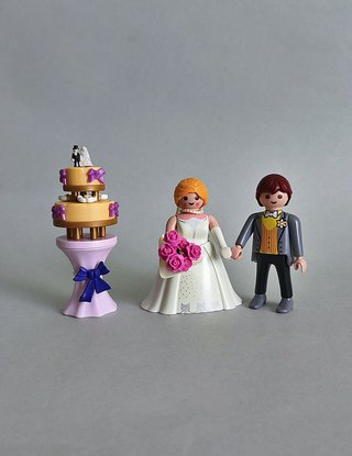Playmobil Pareja Novios con Tarta Boda
