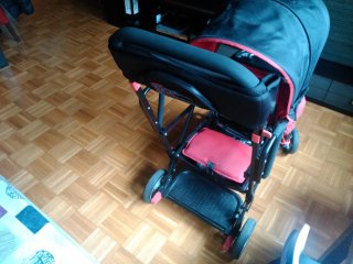 Carro gemelar Joovy Rojo