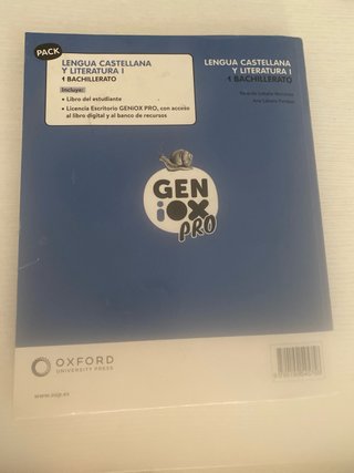 Lengua castellana y literatura I. Libro del est...