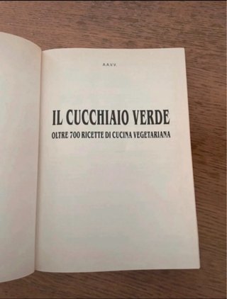Libro ricette vegetariane