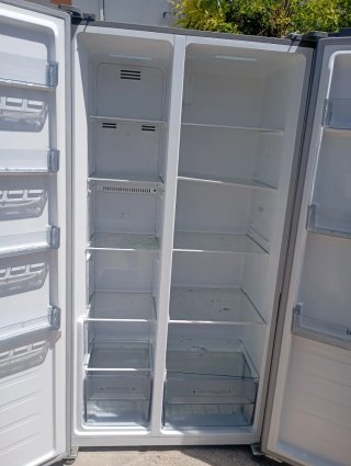 Nevera Combi Gris