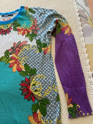 Jersey Desigual Multicolor y Morado