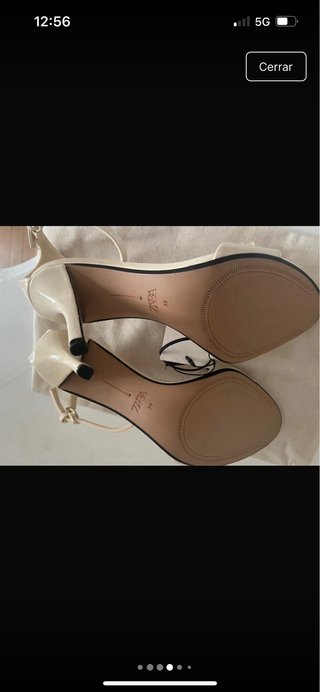 Sandalias Zara Beige Talla 39