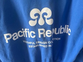 Sudadera Pacific Republic Azul
