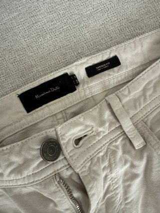 Pantalones Massimo Dutti Beige Talla 38