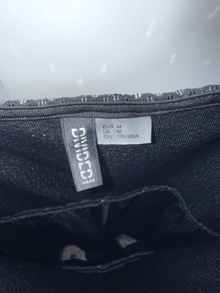 Tuta corta H&M glitter nera