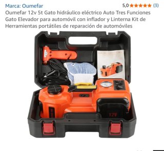 Gato Hidráulico Eléctrico 12V 5T
