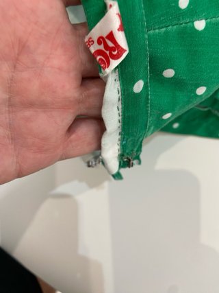 200.-Falda flamenca verde con volantes
