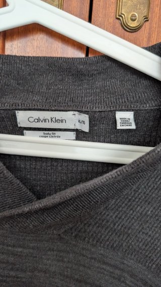 Jersey Calvin Klein Gris Talla XL