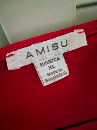 Camiseta roja talla XL