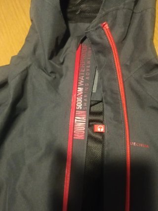 Chaqueta Gore-Tex de montaña gris oscuro