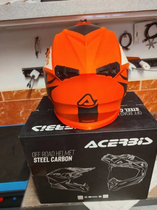 Casco Acerbis Off Road Naranja