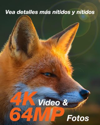 Cámara de caza iZEEKER 4K WiFi 64MP Solar