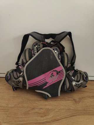 Patines Rollerblade Sg7 con mochila y protecciones