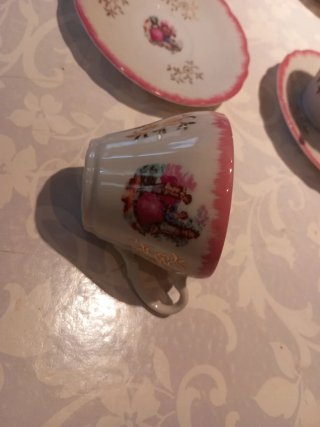 Juego de café de porcelana