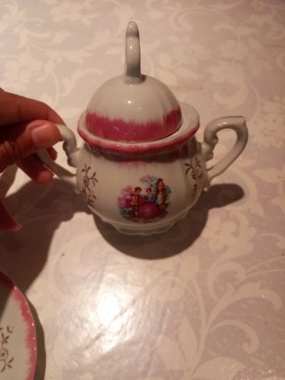 Juego de café de porcelana