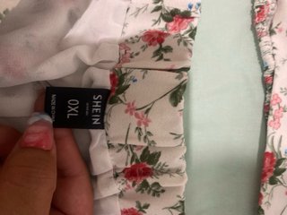 Conjunto floral falda y top T 0XL