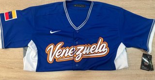 Camiseta Béisbol Venezuela Nike Azul