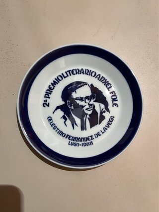 Sargadelos - Plato Celestino Fernández de la Vega