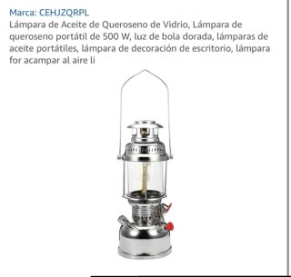 Lámpara de queroseno portátil CEHJZQRPL