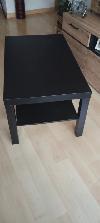 Mesa centro/TV negra madera
