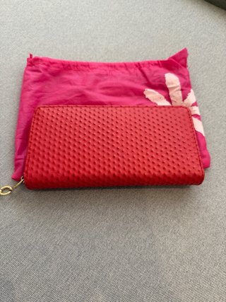 Cartera mujer roja