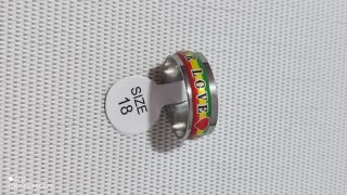 Anillo Acero Forever Talla 18