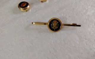 Pasador de corbata y gemelos Casa Real