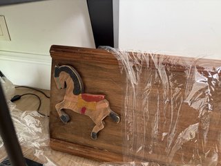 Galería de cortina de madera infantil