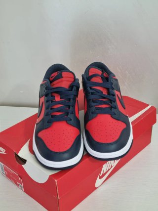 Nike Dunk Low Uomo 42.5 Blu/Rosso