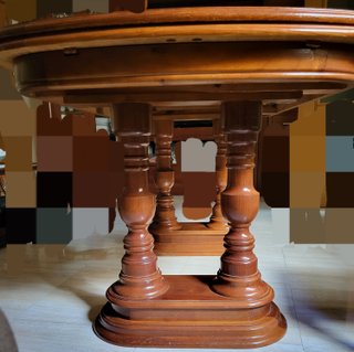 Mesa de salón de pino macizo