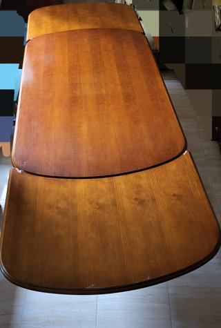 Mesa de salón de pino macizo