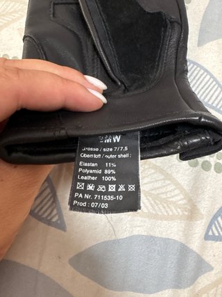 Guantes Moto BMW Negros En perfecto estado  De pie