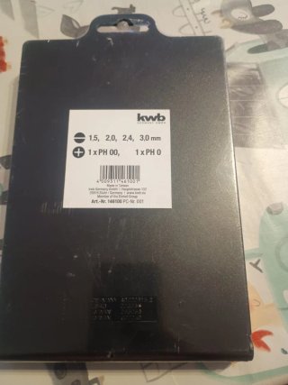 Juego de 6 destornilladores de precisión KWB