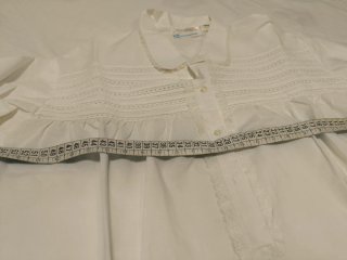 Camisón antiguo algodón