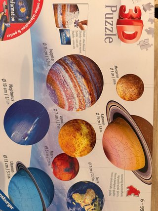 Puzzle 3D Planetas Ravensburger (+8a)
