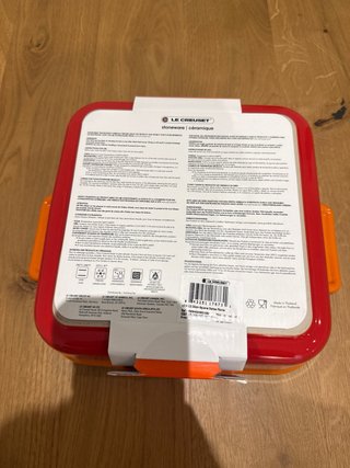 Le Creuset Set 2 Bandejas Cuadradas naranja