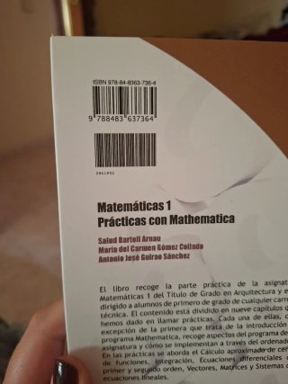 MATEMÁTICAS 1, PRÁCTICAS CON MATHEMATICA