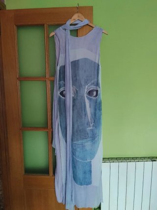 Vestido largo estampado cara Zara. Nunca puesto