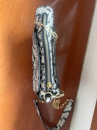 Bolso Zara Serpiente Cadena Dorada Nuevo